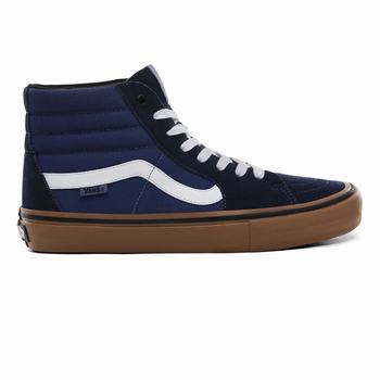 Férfi Vans Rainy Day Sk8-Hi Pro Magasszárú Cipő VA5821743 Sötétkék